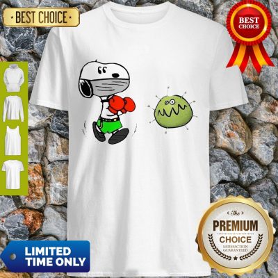 Nice Snoopy Boxing Virus Corona Shirt