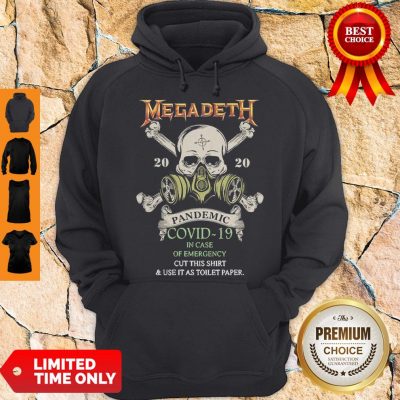 Skull Megadeth 2020 Pandemic Covid-19 In Case Of Emergency Hoodie