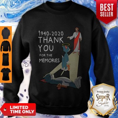Top Tom And Jerry 1940 2020 Thank You For The Memories Sweatshirt