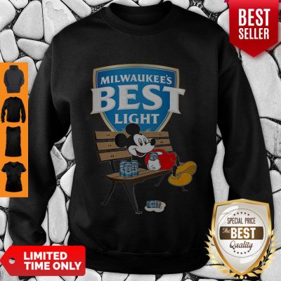 Top Mickey Mouse Drink Milwaukee’s Best Light Beer Sweatshirt