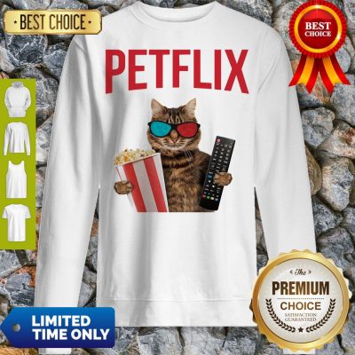 Premium Petflix Cat Popcorn And Mode Sweatshirt