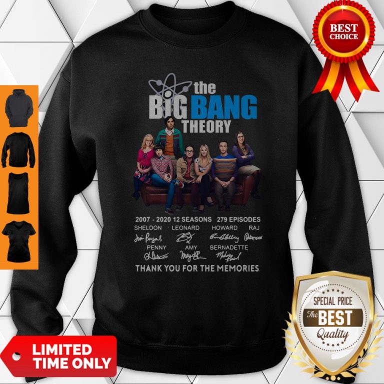 Pretty The Big Bang Theory Thank You For The Memories Sweatshirt