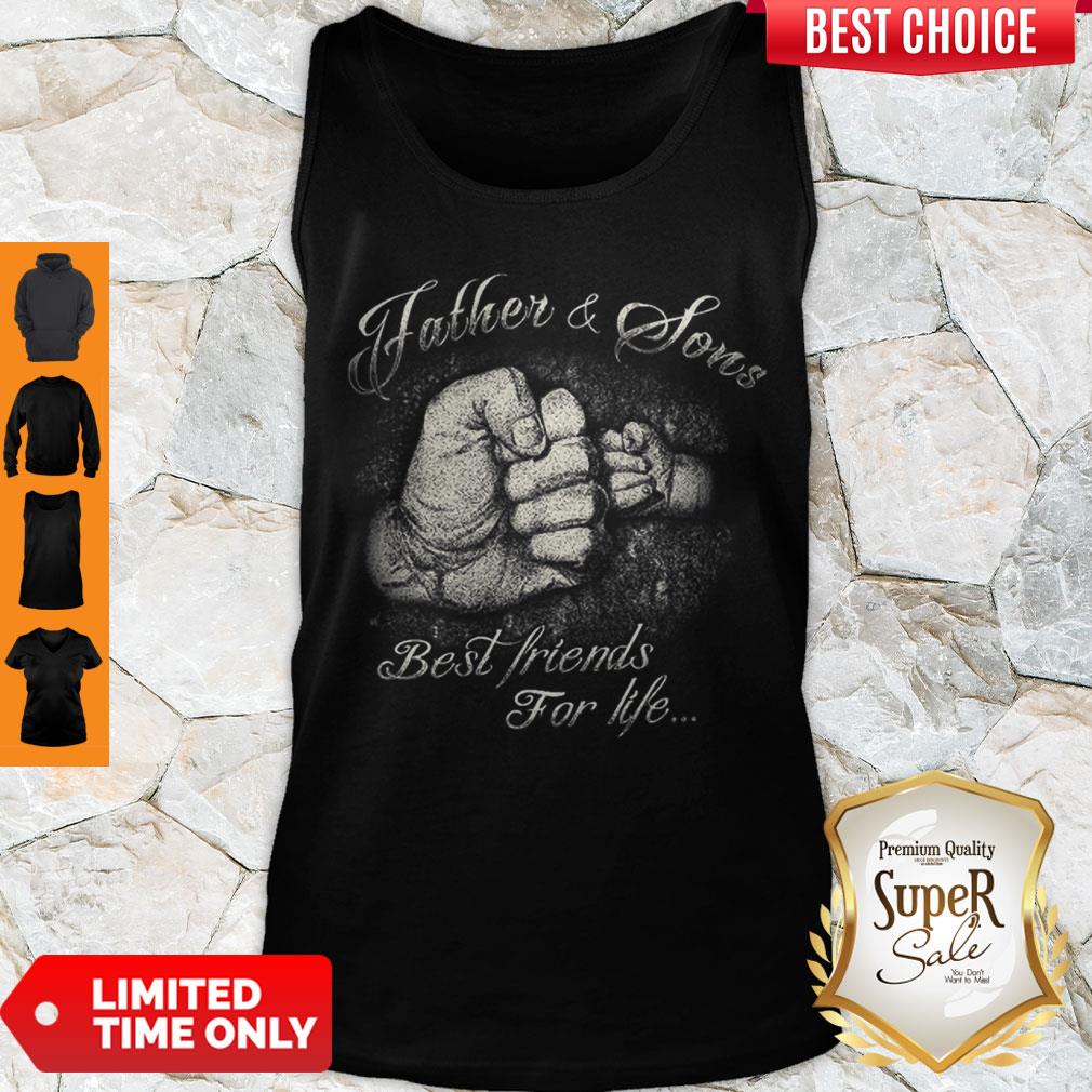 Pretty Father & Son Best Friends For Life Tank Top