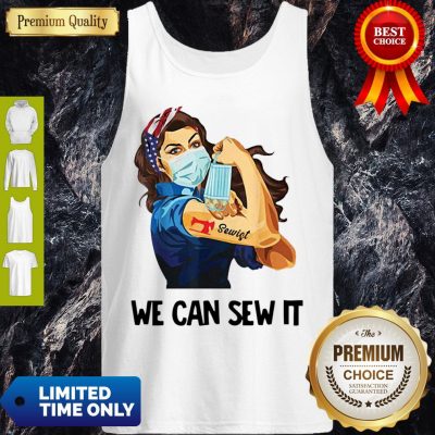 Pretty Strong Woman Tattoo Zuilter We Can Sew It Tank Top