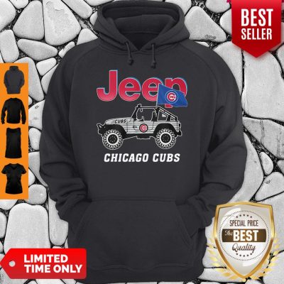 Top Jeep Car Chicago Cubs Flag Hoodie
