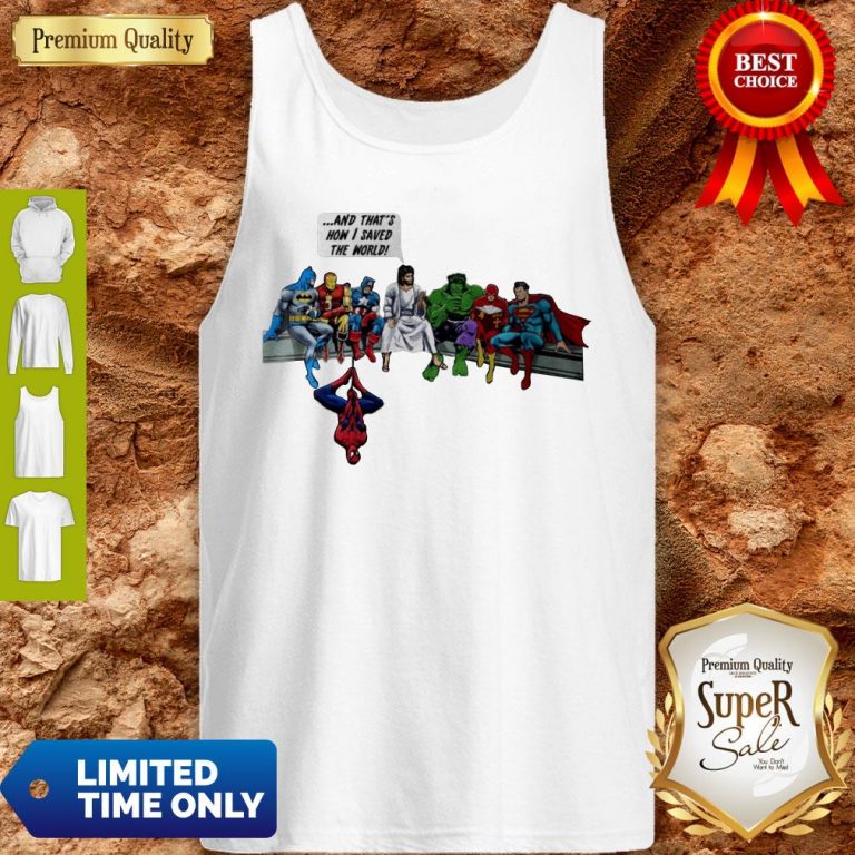 Top Nurse Superheroes Jesus And That’s How I Saved The World Tank Top