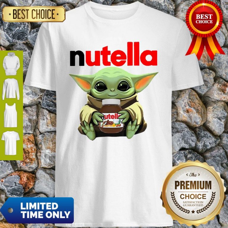 Top Star Wars Baby Yoda Hug Nutella Shirt