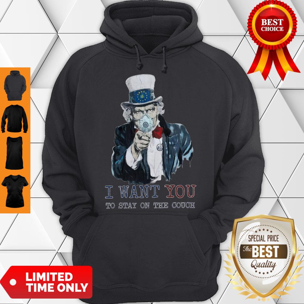 Uncle Sam I Want You To Stay On The Couch Hoodie