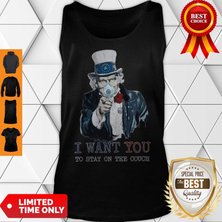 Uncle Sam I Want You To Stay On The Couch Tank Top