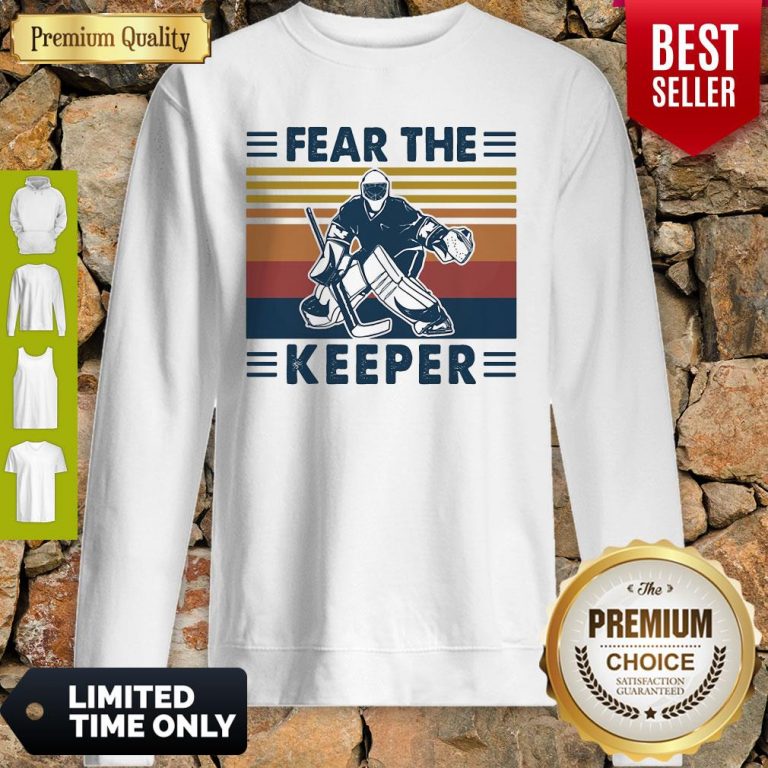 Hockey Fear The Keeper Vintage Sweatshirt
