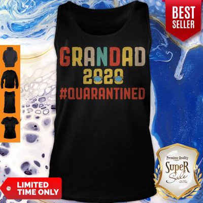 Awesome Grandad 2020 Quarantined Father's Day Tank Top