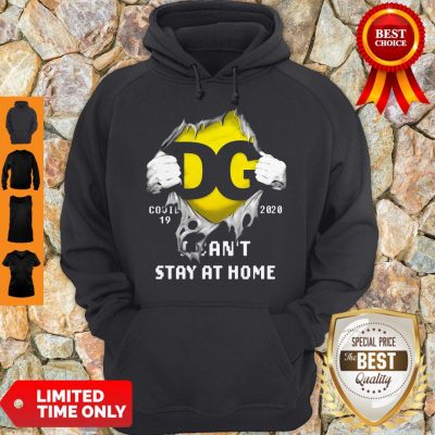 DG Logo Covid 19 2020 I Can’T Stay At Home T-Hoodie