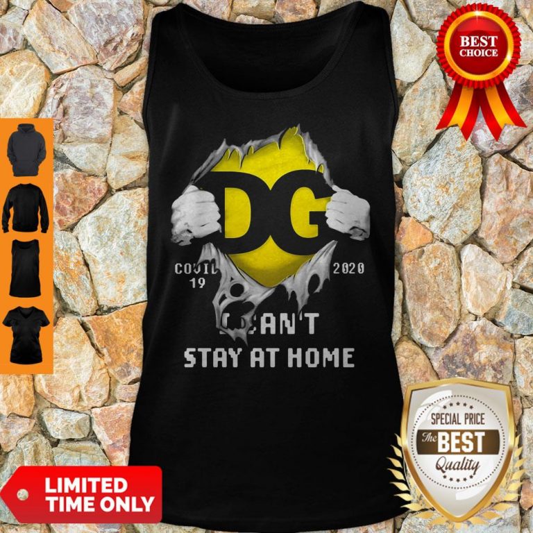 DG Logo Covid 19 2020 I Can’T Stay At Home T-Tank Top
