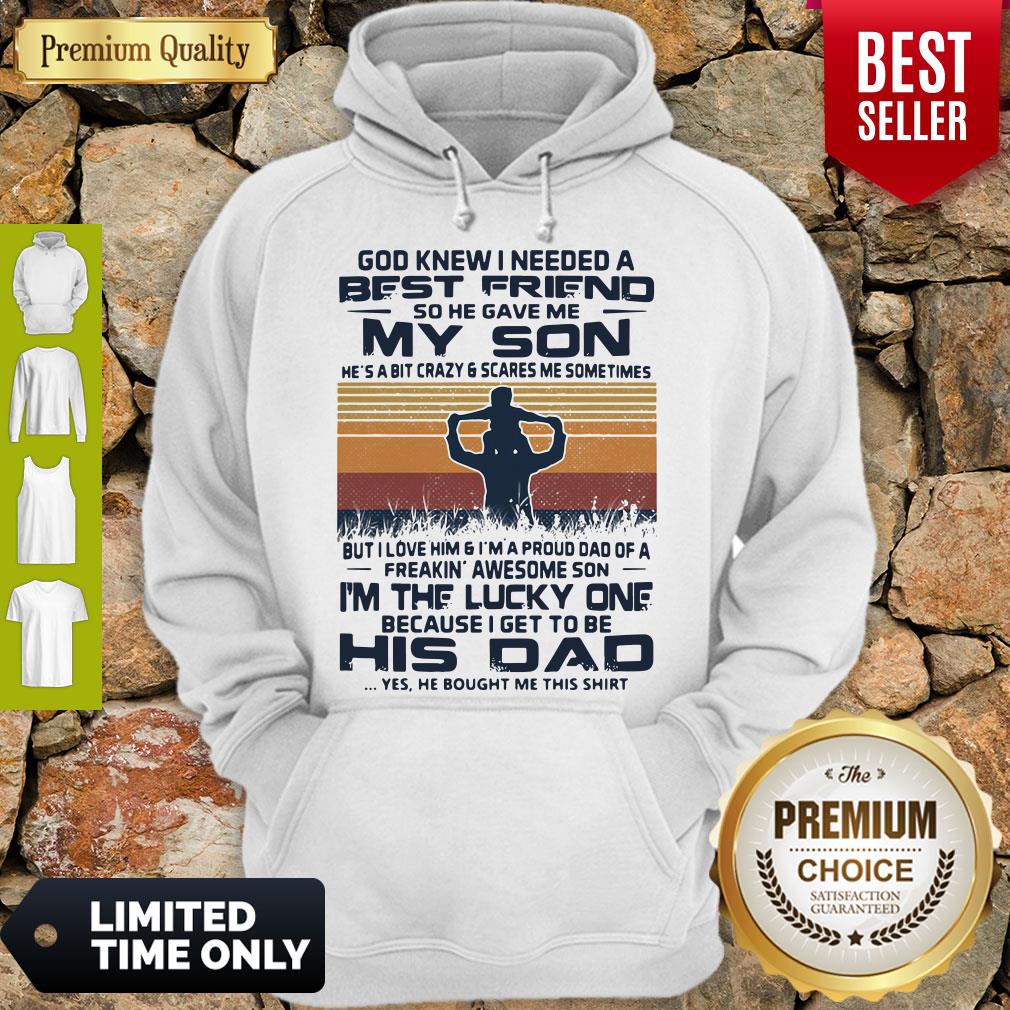 God knew i needed 2025 a best friend hoodie