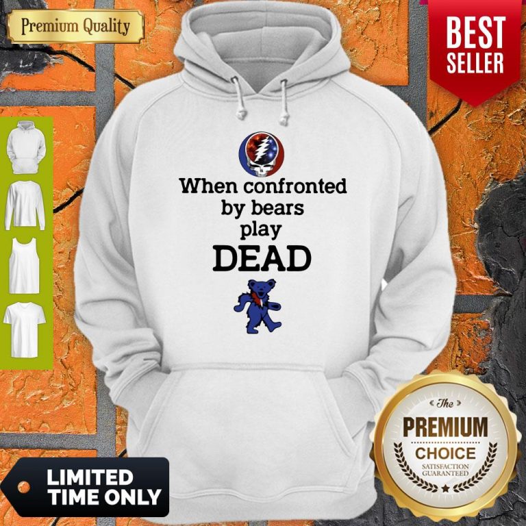 Nice When Confronted By Bears Play Dead Hoodie