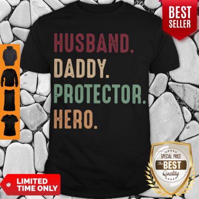 Official Husband Daddy Protector Hero Vintage Shirt