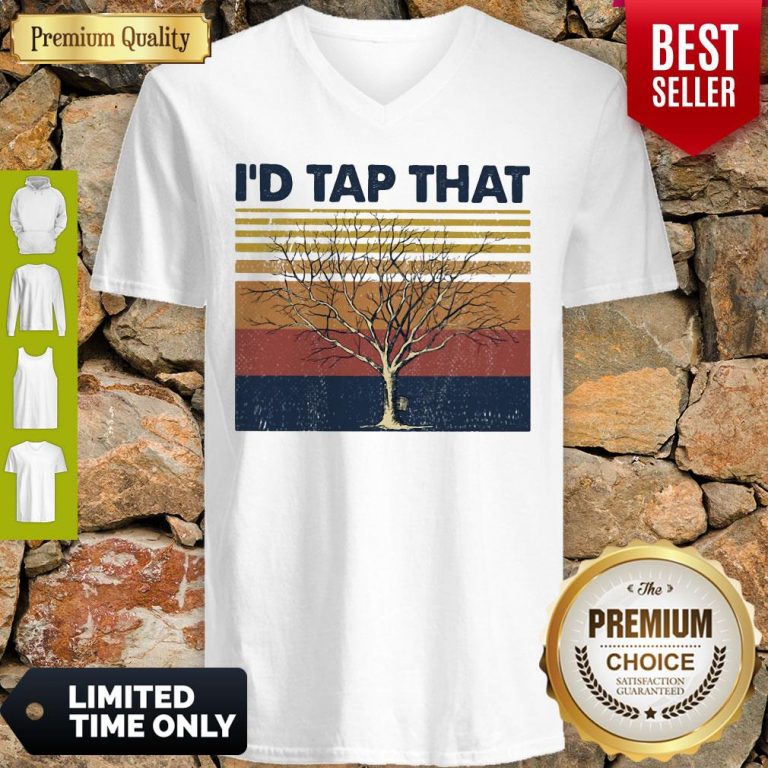 Official Id Tap That Tree Vintage V-neck