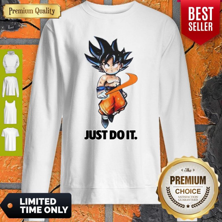 Official Nike Songoku Just Do It Dragon Ball Sweatshirt