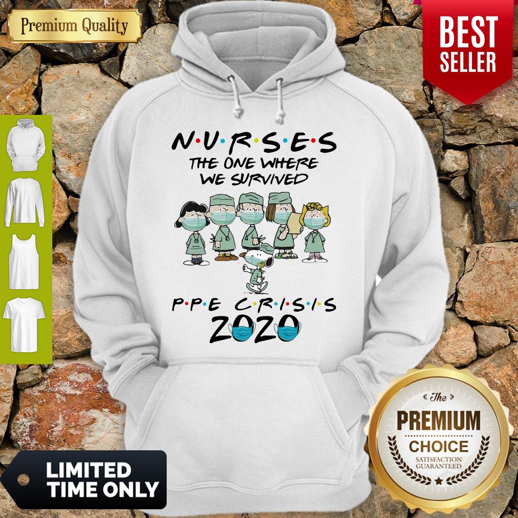 Top Peanuts Nurses The One Where We Survived Pipe Crisis 2020 Hoodie