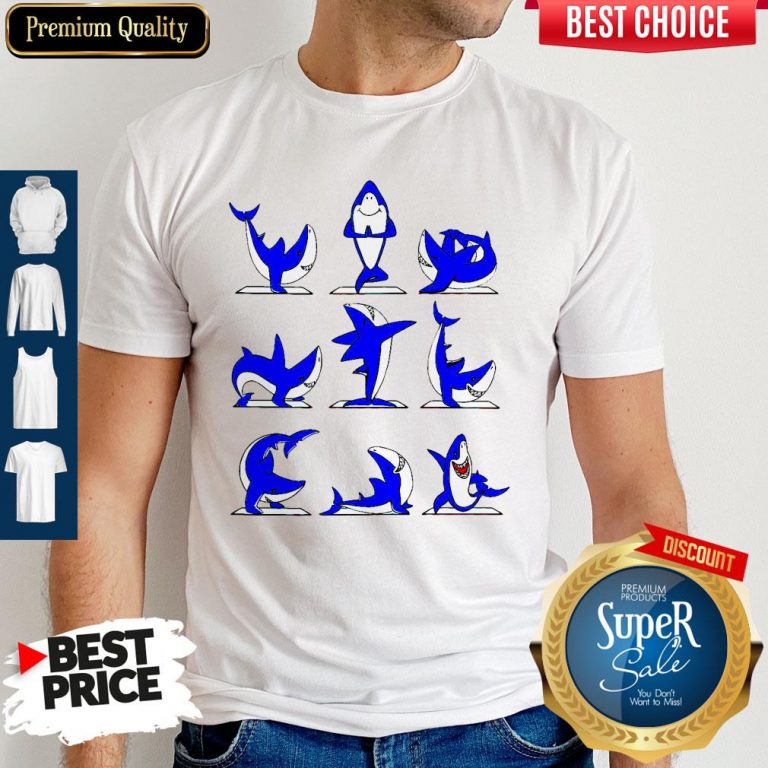 Awesome Shark Yoga Shirt