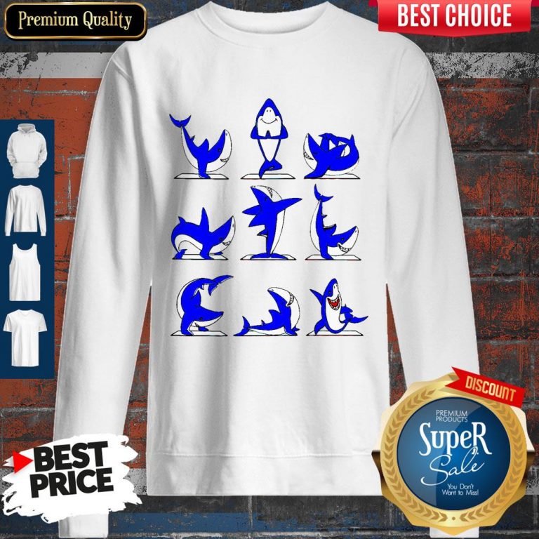 Awesome Shark Yoga Sweatshirt