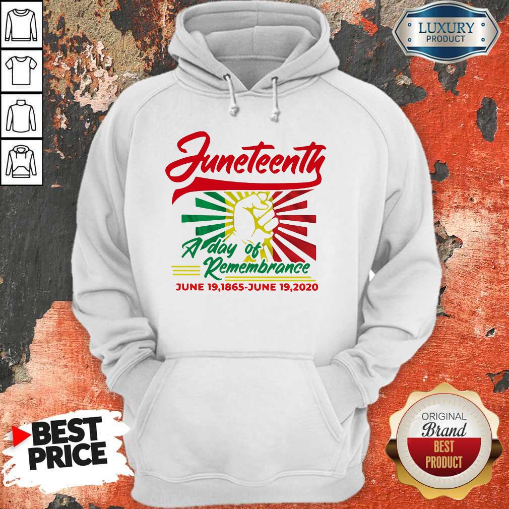 Funny Juneteenth A Day Of Rememberance Hoodie