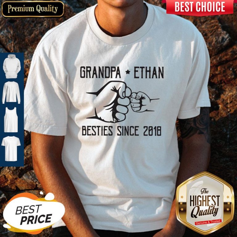 Nice Grandpa Ethan Besties Since 2018 Vintage Shirt