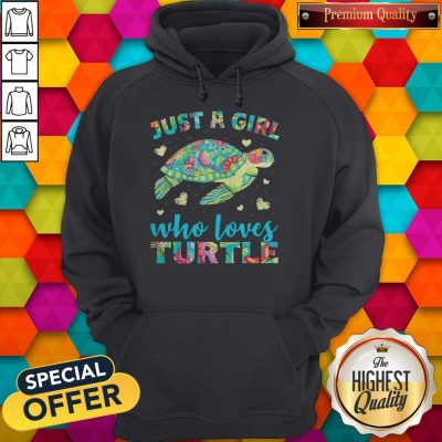 Nice Just A Girl Who Loves Turtle Color Hoodie