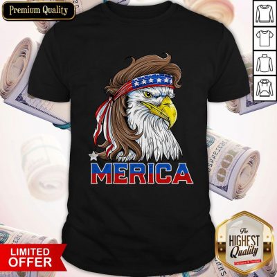 Nice Merica Eagle Happy Independence Day Shirt