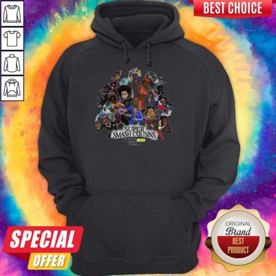 Nice Super Smash Cousins Black And Gold Edition Hoodie