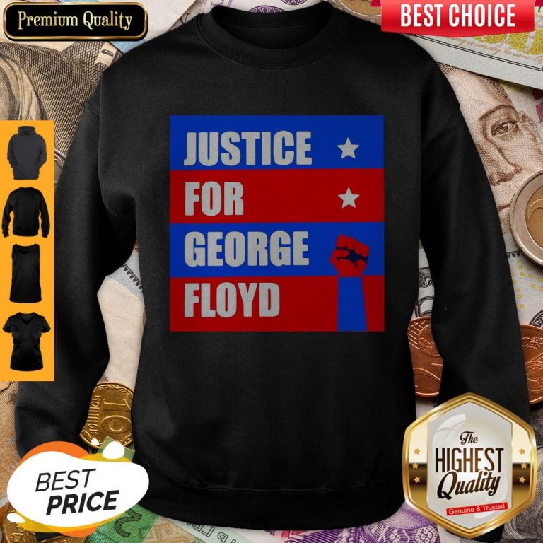 Official Justice For George Floyd T-Sweatshirt