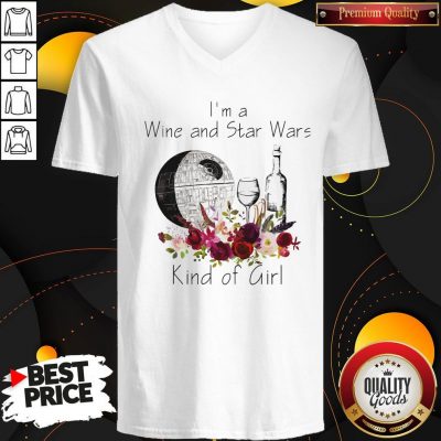 Premium I’m A Wine And Star Wars Kind Of Girl Premium I’m A Wine And Star Wars Kind Of Girl V-neck