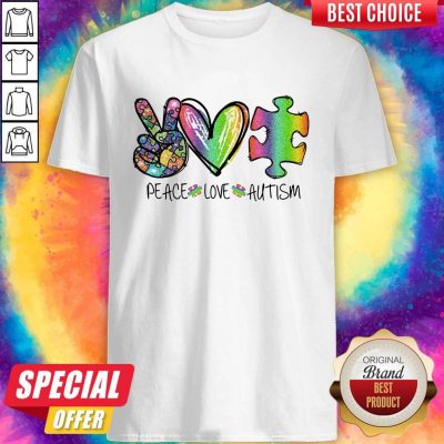 Premium Peace Love Autism Shirt