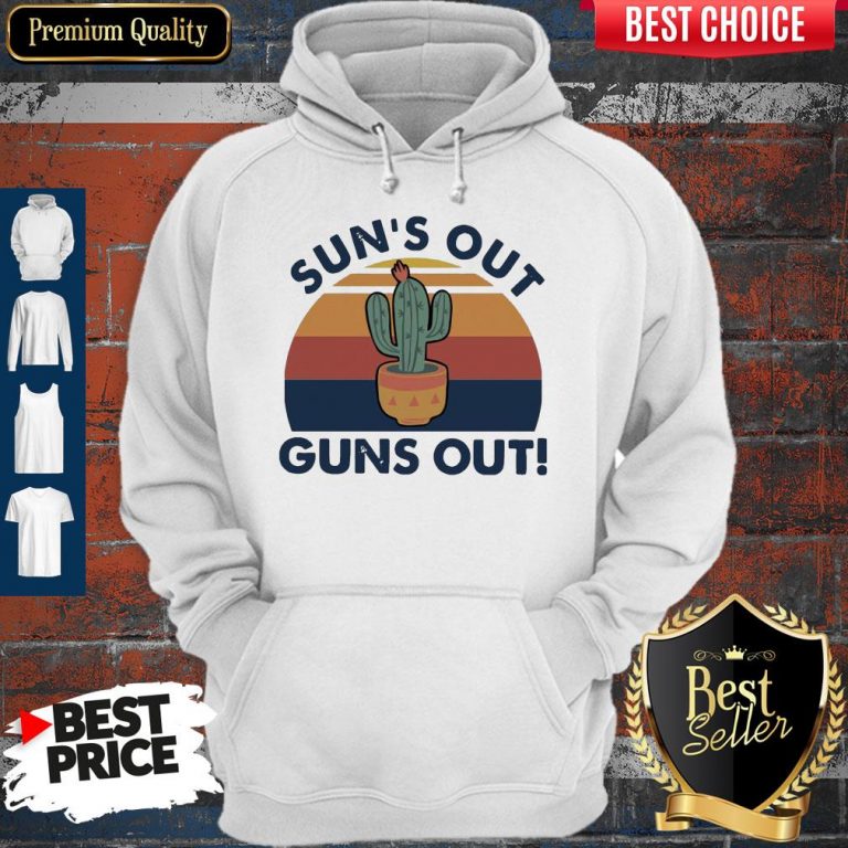 Premium Sun’s Out Guns Out Vintage Hoodie