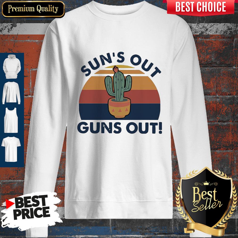 Premium Sun’s Out Guns Out Vintage Sweatshirt