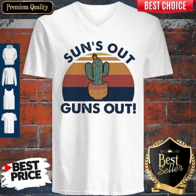 Premium Sun’s Out Guns Out Vintage V-neck