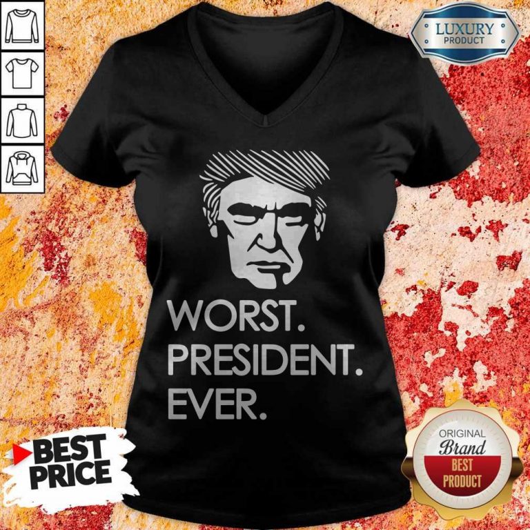 Premium Worst President Ever V-neck