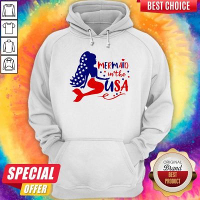 Awesome Mermaid In The USA Hoodie