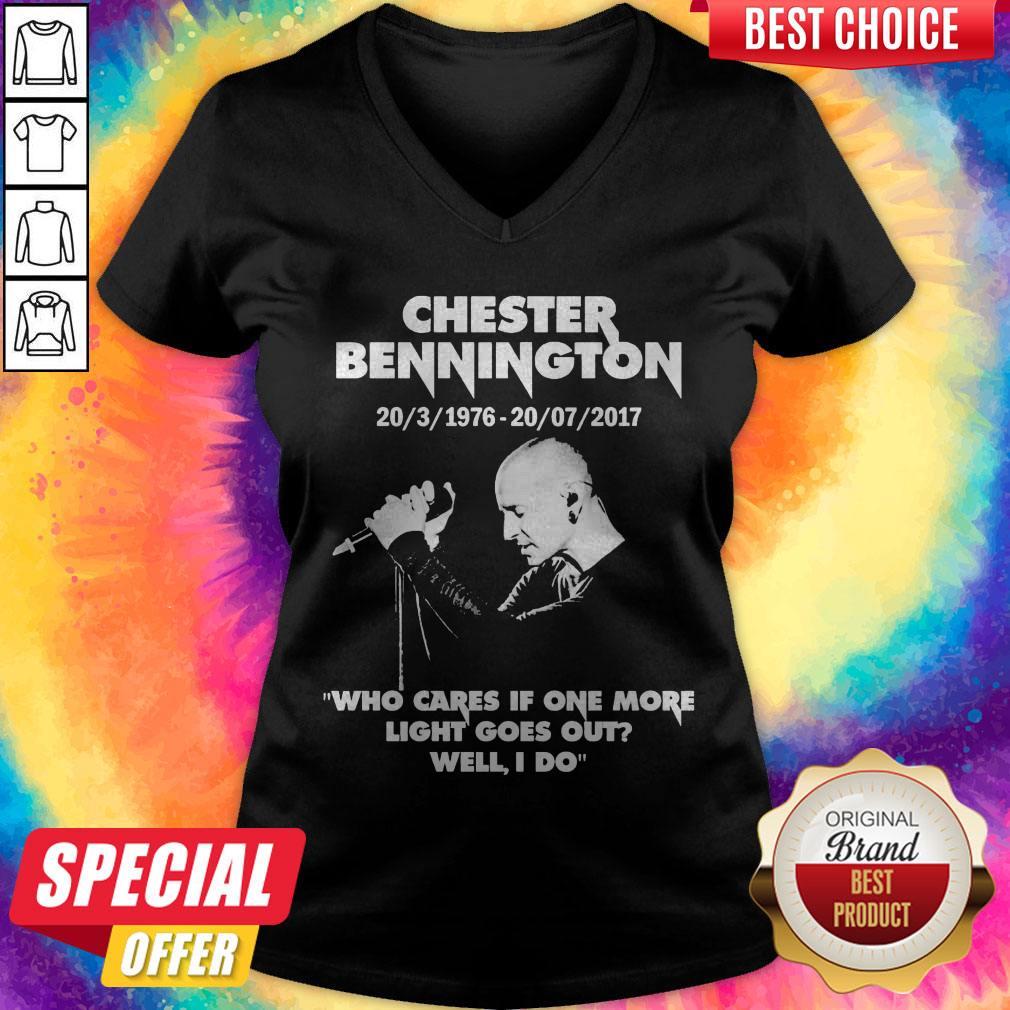 Chester Bennington Who Cares If One More Light Goes Out V-neck