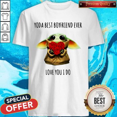 Cute Baby Yoda Best Boyfriend Ever Love You I Do Shirt