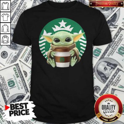 Cute Baby Yoda Hug Starbucks Shirt