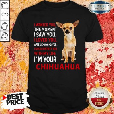Cute I Wanted You The Moment I’m Your Chihuahua Shirt