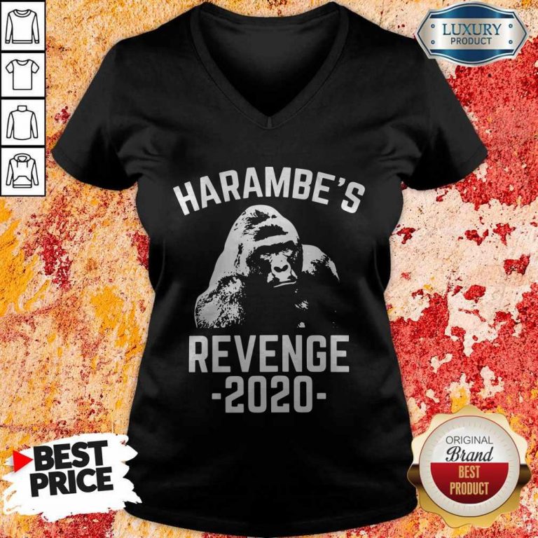 Funny Harambes Revenge 2020 V-neck