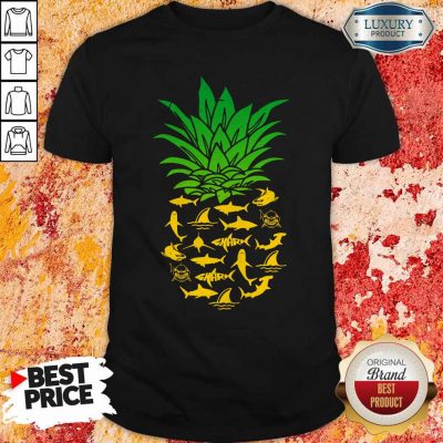 Funny Shark Pineapple Shirt