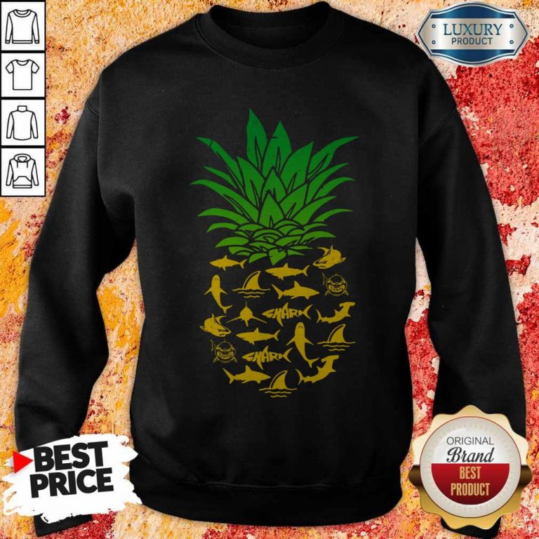 Funny Shark Pineapple Sweatshirt
