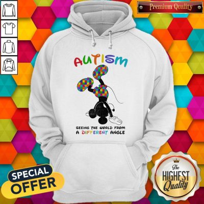 Mickey Mouse Autism Seeing The World From A Different Angle Hoodie