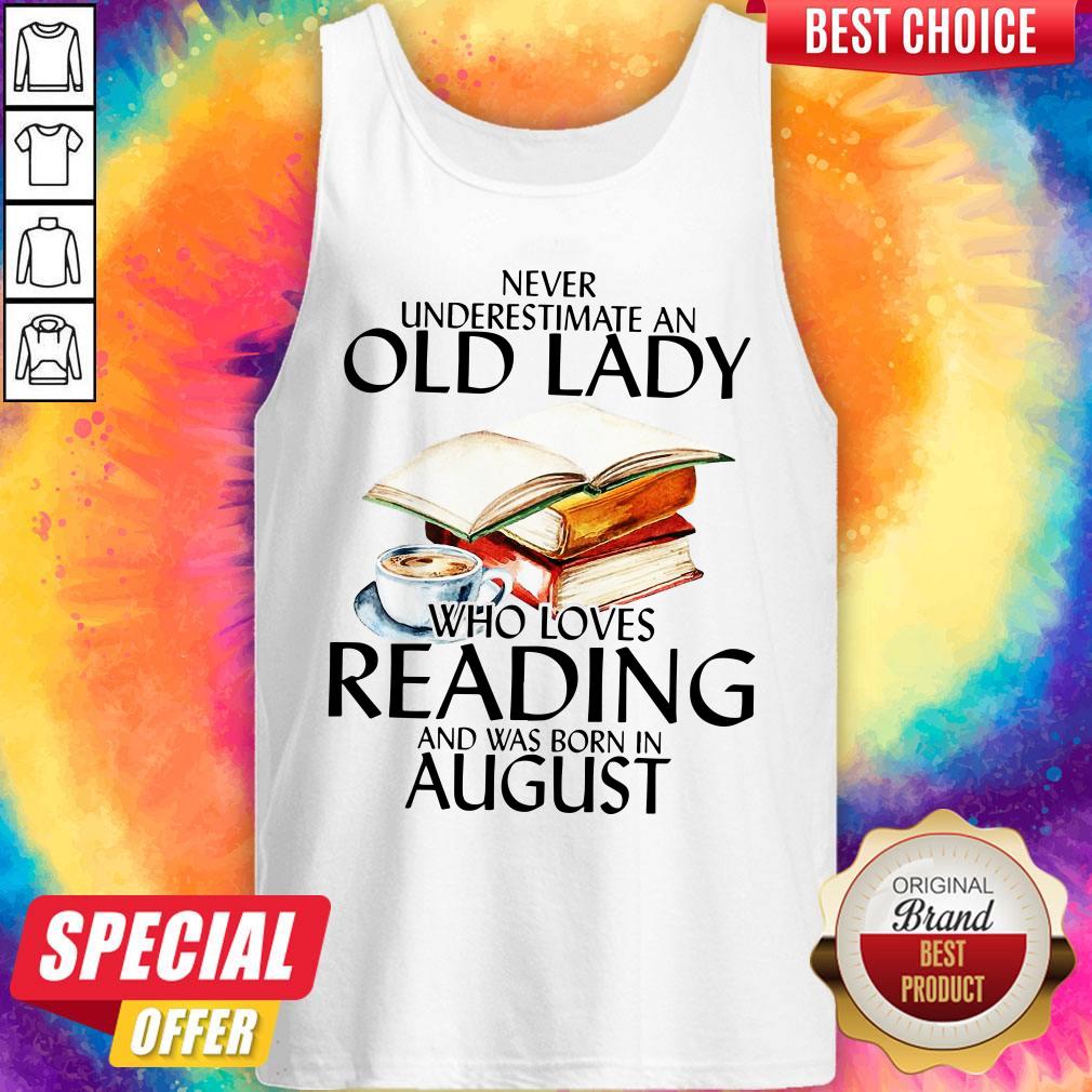 Never Underestimate An Old Lady Who Loves Reading And Was Born In February Tank Top