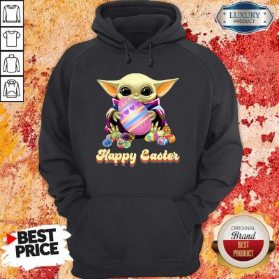 Nice Baby Yoda Hug Easter Egg Happy Easter Hoodie