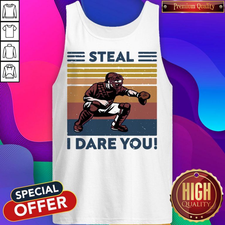 Official Baseball Steal I Dare You Vintage Tank Top