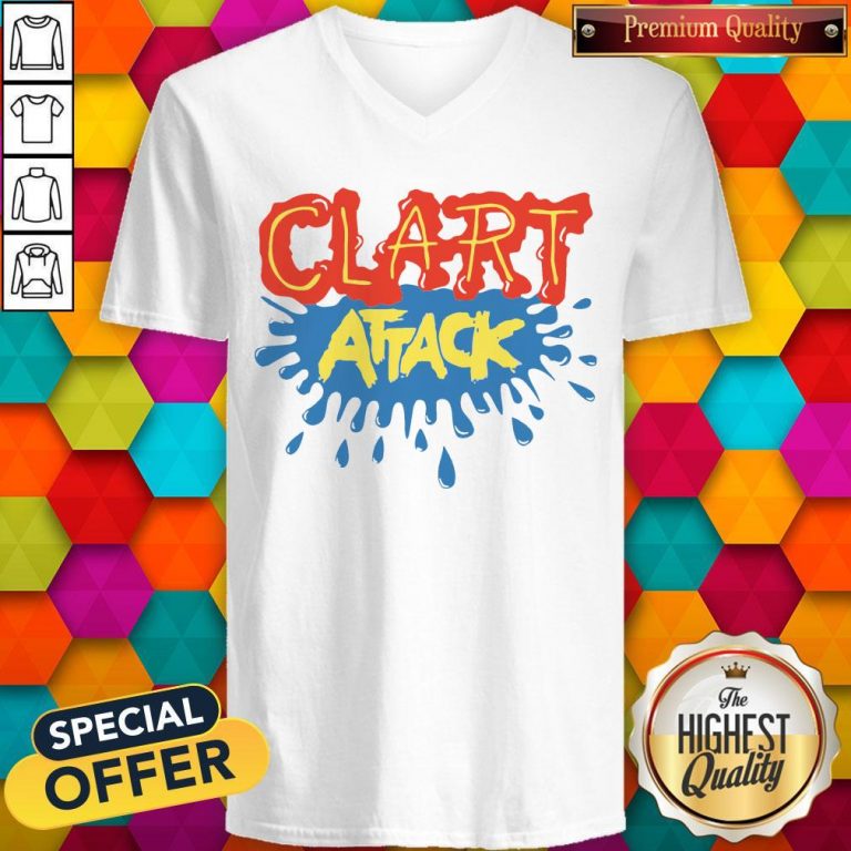 Official Clart Attack V-neck